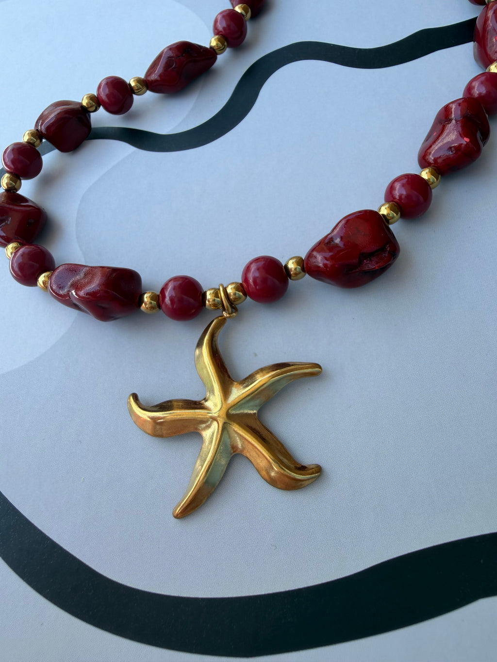 Red starfish