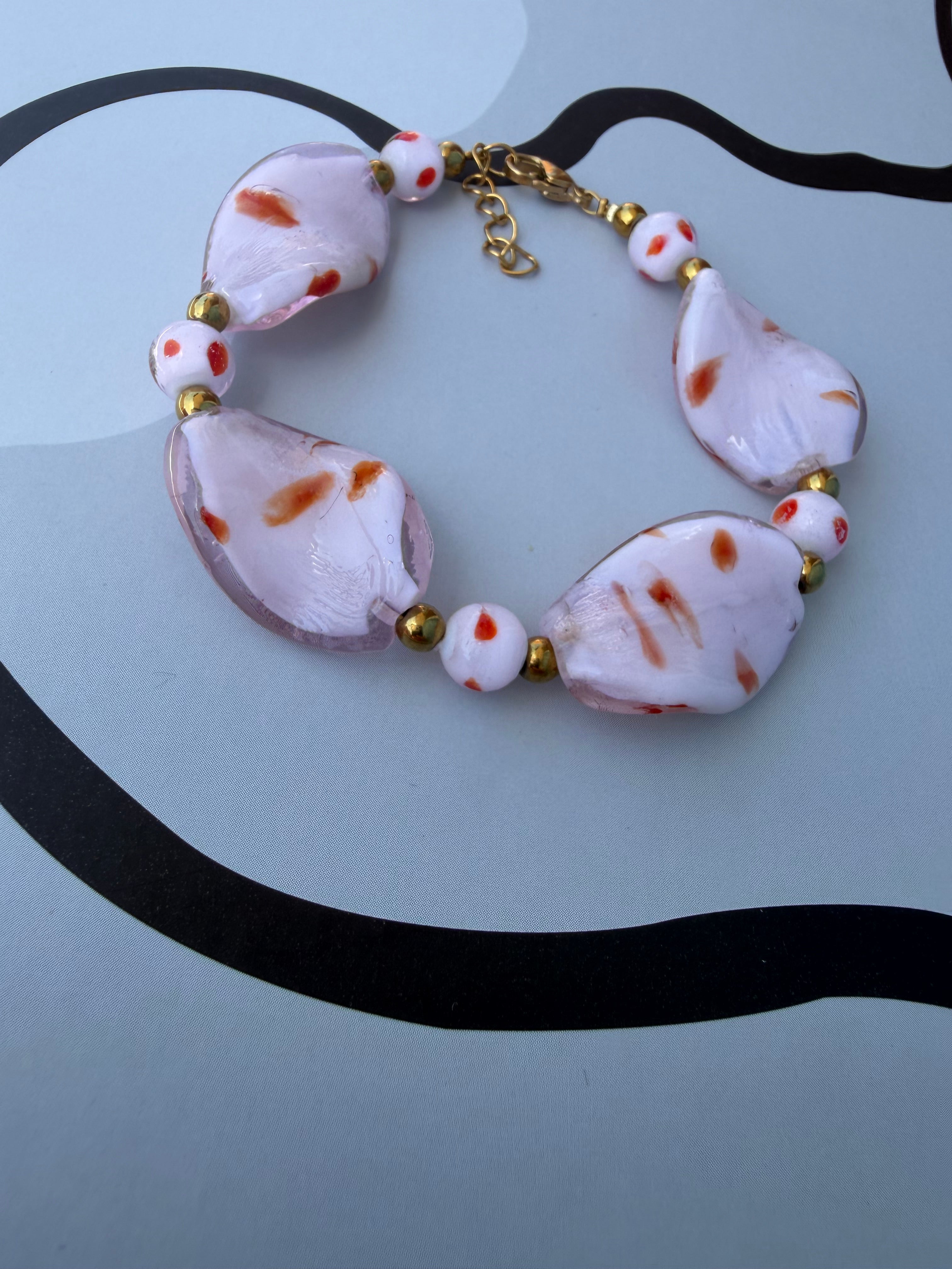 Rose Murano bracelet