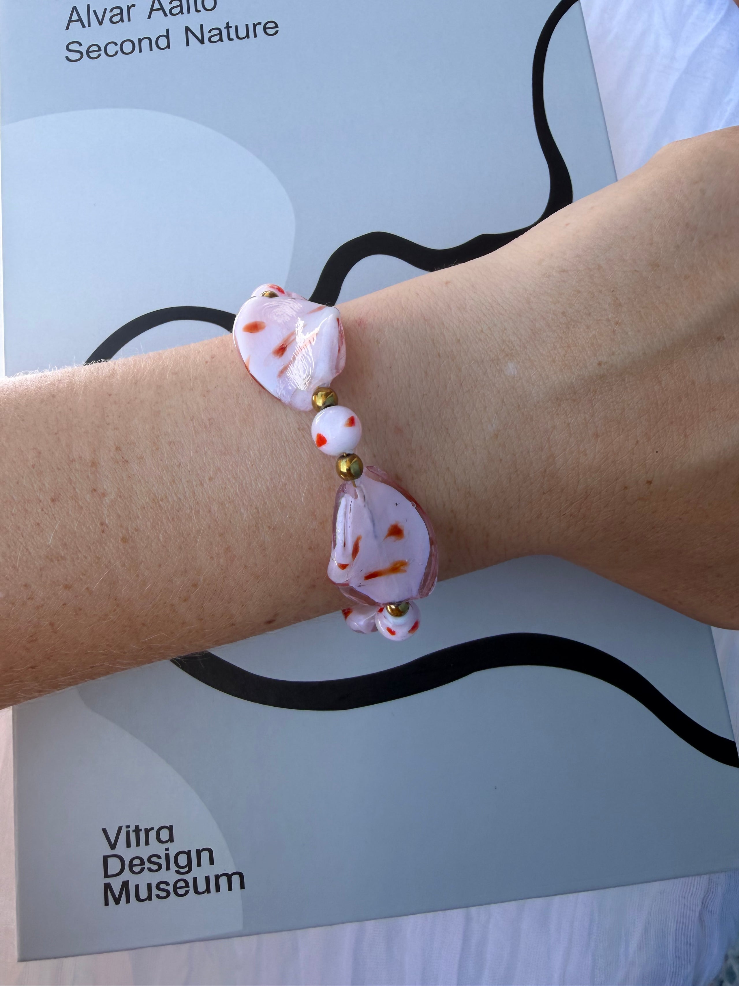 Rose Murano bracelet