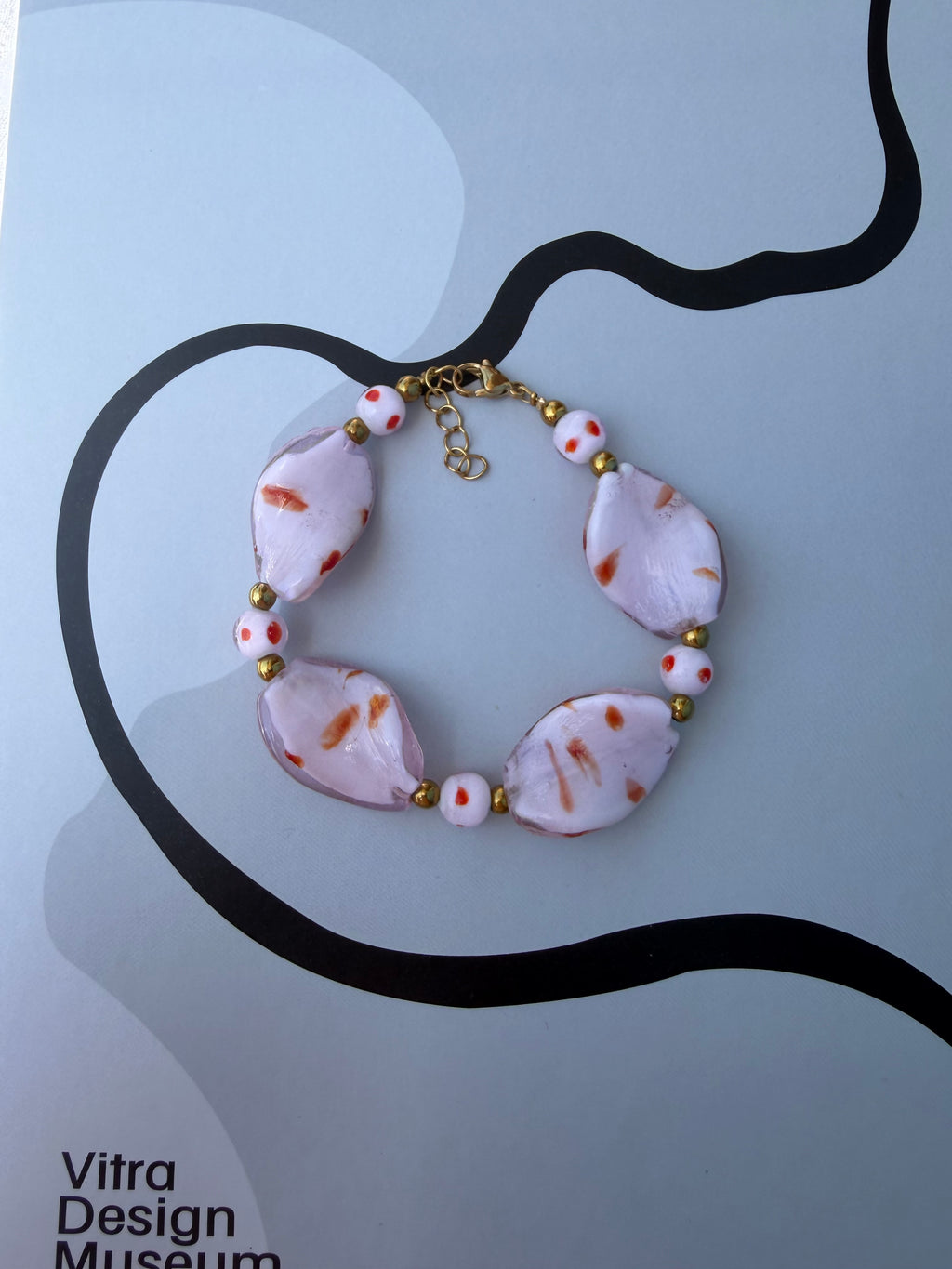 Rose Murano bracelet