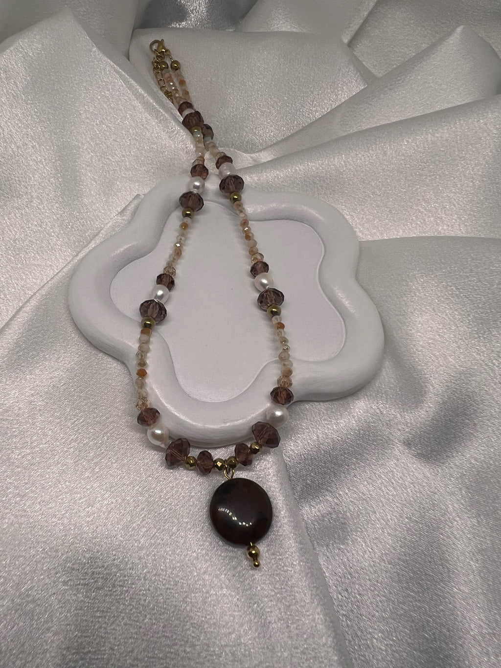 Κολιέ με Κρεμαστή Πέτρα