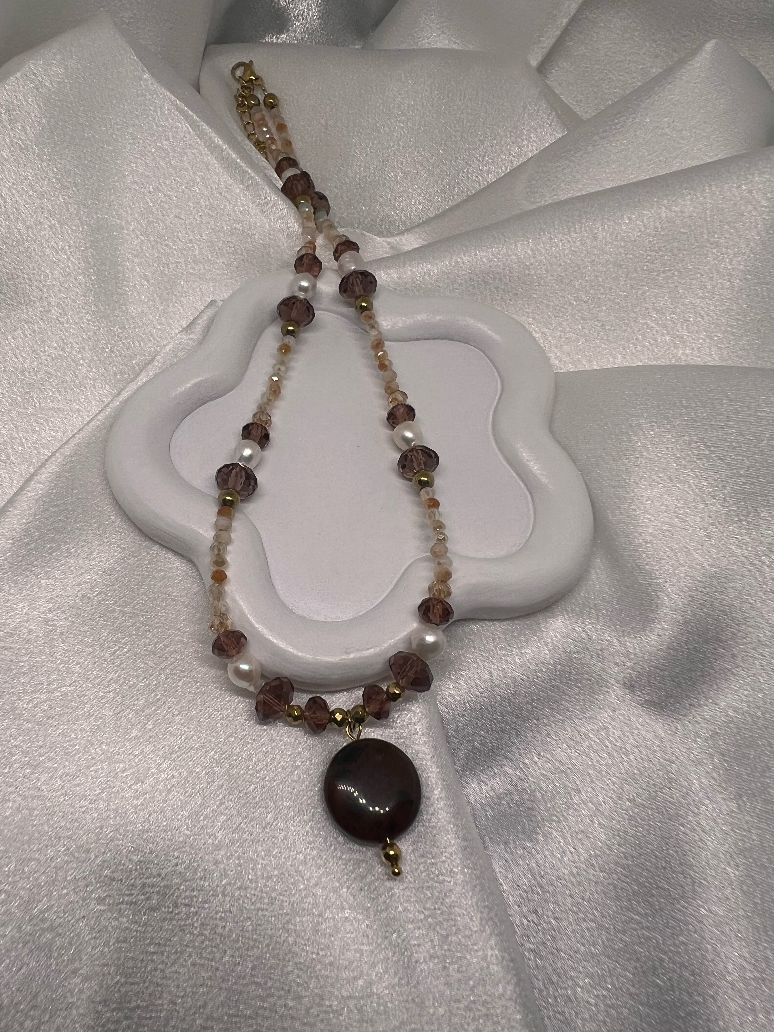 Κολιέ με Κρεμαστή Πέτρα