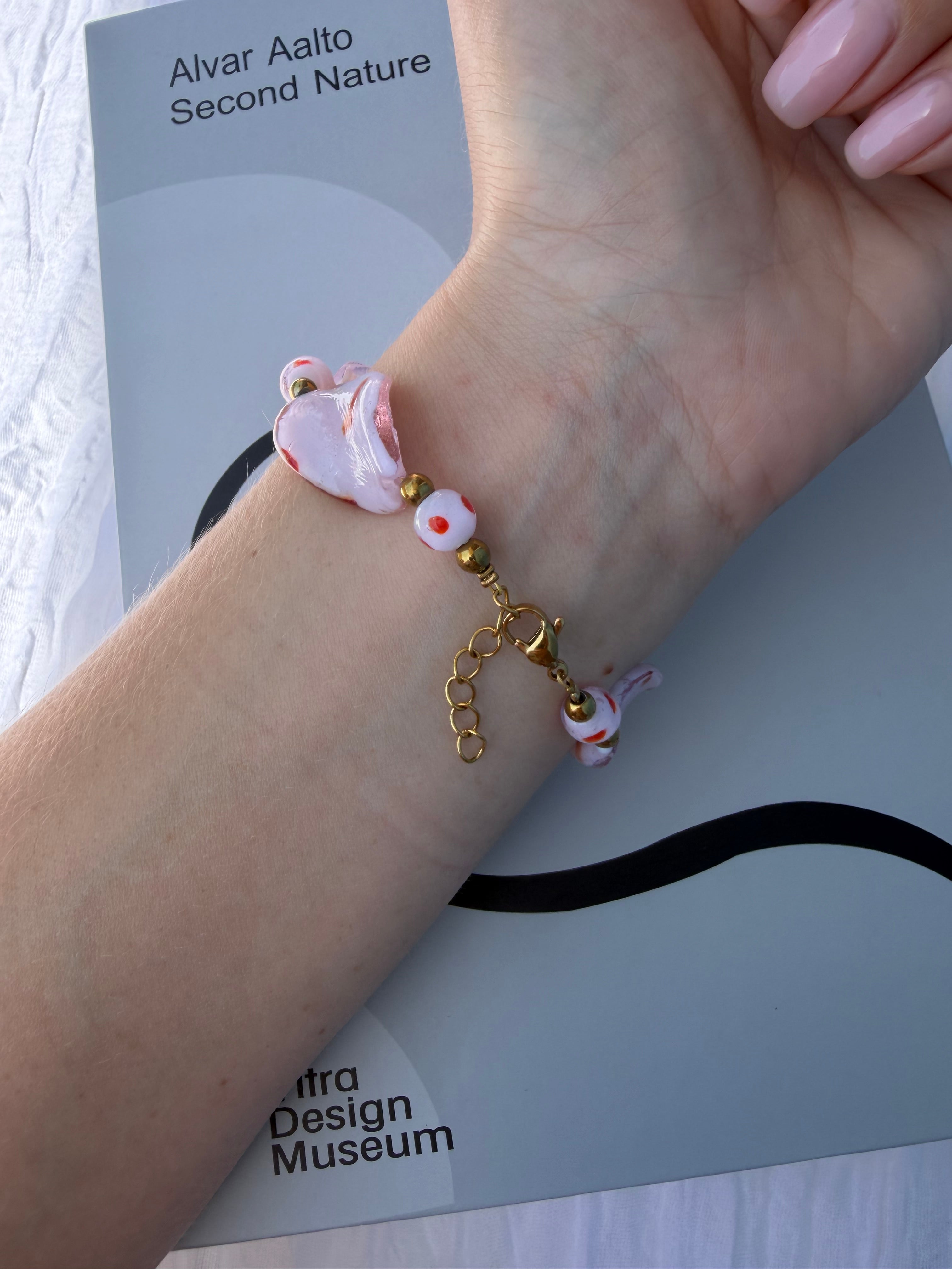 Rose Murano bracelet