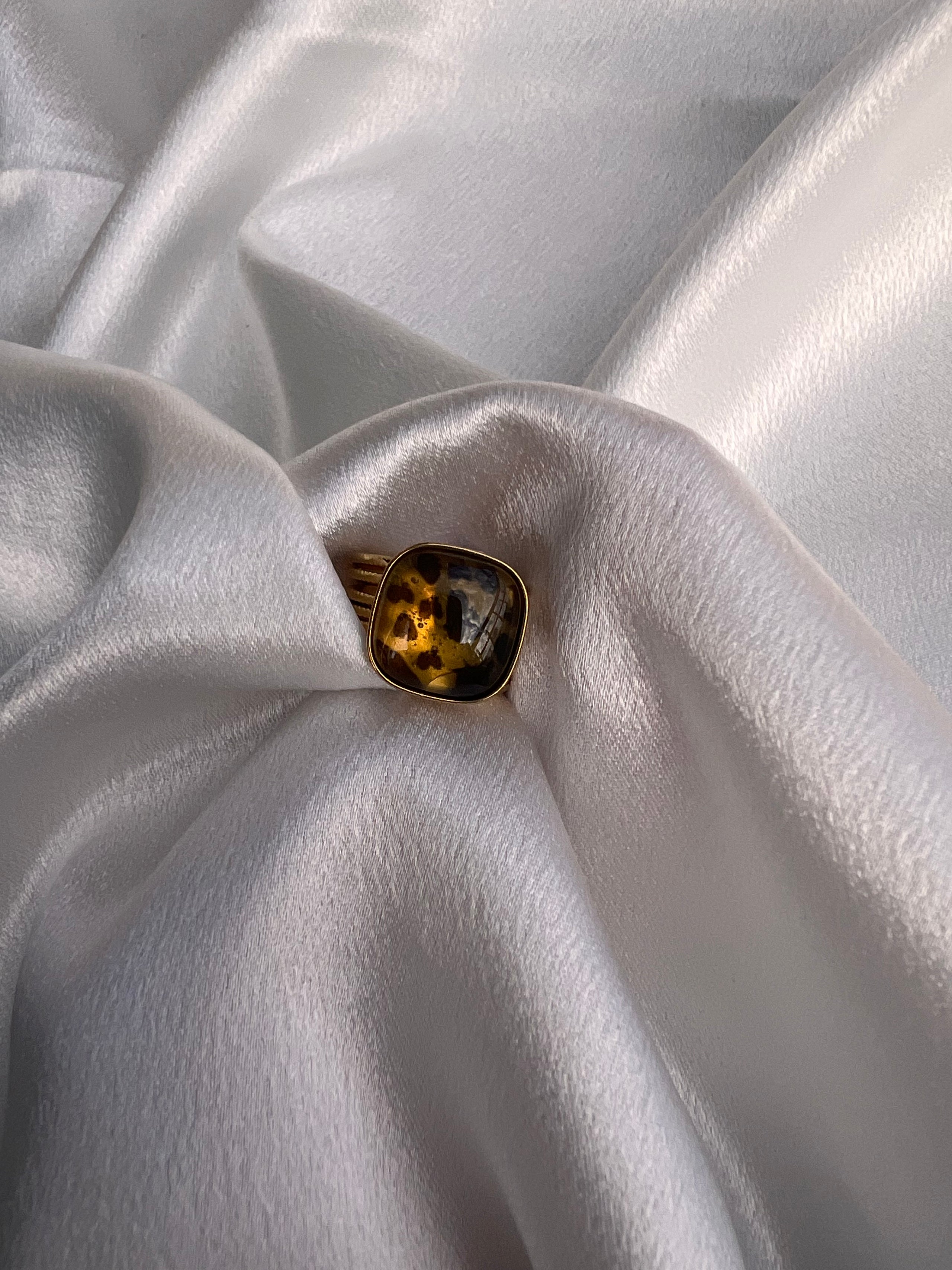 Leopard print δακτυλίδι